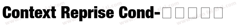 Context Reprise Cond字体转换